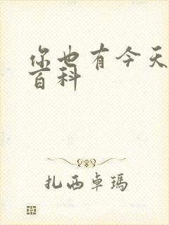 你也有今天百度百科