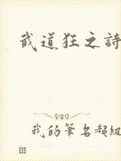 武道狂之诗