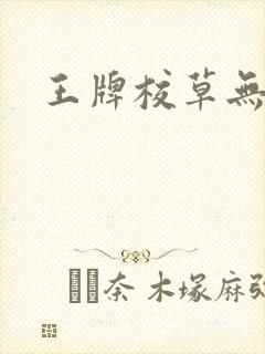 王牌校草无限爱