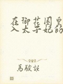 在御花园皇上进入太子妃的小说