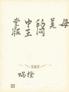 掌中的美母第一版主网