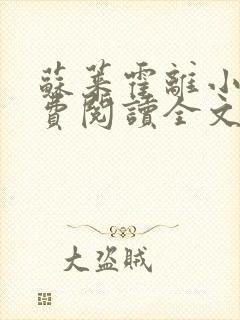 苏莱霍离小说免费阅读全文