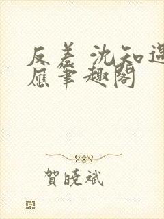 反差 沈知遇晏应笔趣阁