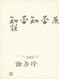 知否知否原著小说