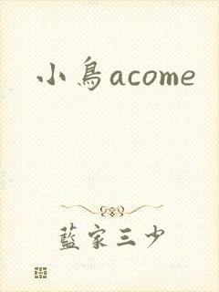 小鸟acome
