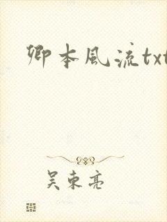 卿本风流txt