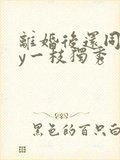 离婚后还同居by一枝独秀