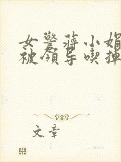 女警蒋小娟的奶被领导吃掉了