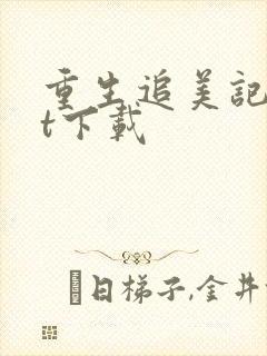 重生追美记txt下载