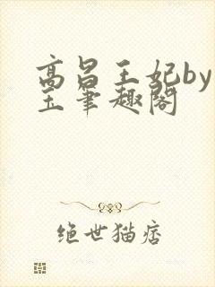 高昌王妃by黛玉笔趣阁