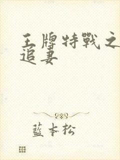 王牌特战之军少追妻