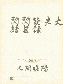 闪闪发光大团圆结目录