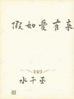假如爱有来生