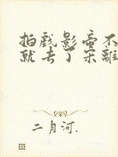 拍戏影帝不小心就去了宋离