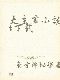 大主宰小说txt下载