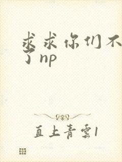 求求你们不要做了np