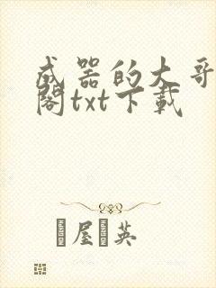成器的大哥笔趣阁txt下载
