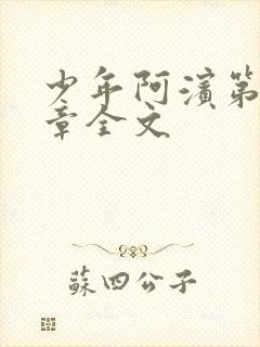 少年阿滨第13章全文