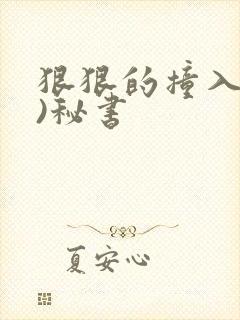 狠狠的撞入(h)秘书