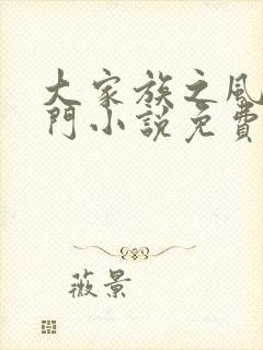 大家族之风流豪门小说免费阅读