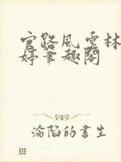 官路风云林海姜婷笔趣阁