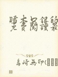 赌木口银的小说免费阅读最新