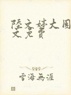陆文婷大团圆全文免费
