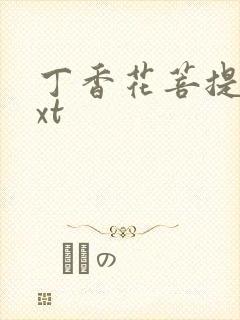 丁香花菩提树txt