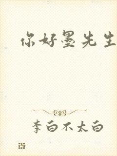 你好墨先生