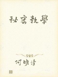 秘密教学