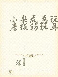 小米成为玩具店老板的玩具