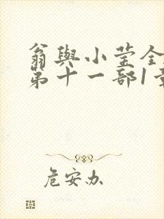 翁与小莹全目录第十一部1章