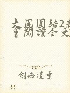 大团圆结2亲情会阅读全文