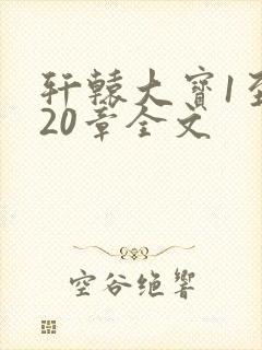 轩辕大宝1至720章全文