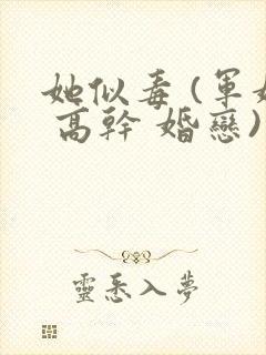 她似毒 (军婚 高干 婚恋)完结