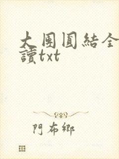 大团圆结全文阅读txt