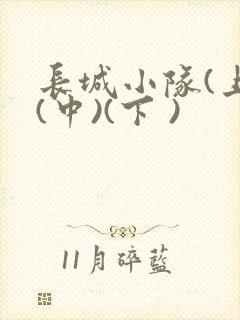 长城小队(上)(中)(下 )