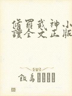 修罗武神小说阅读全文正版