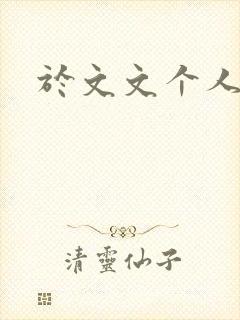 于文文个人简历