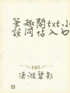 笔趣阁txt小说网站入口