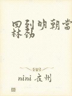 回到明朝当王爷林劲