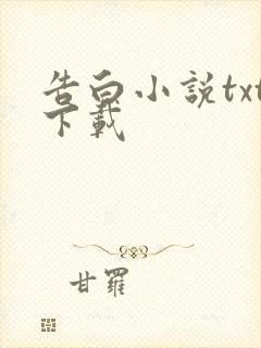 告白小说txt下载