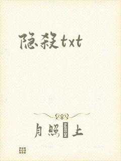 隐杀txt