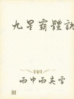 九星霸体诀小说