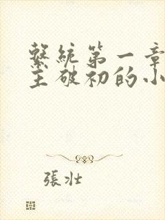 系统第一章给宿主破初的小说