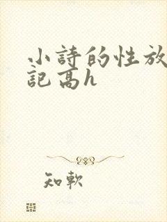 小诗的性放荡日记高h