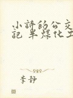 小诗的公交车日记 半煤化工