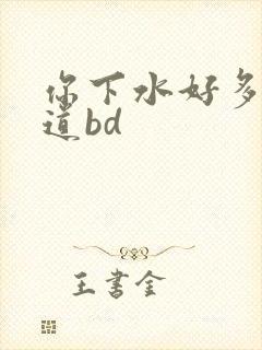 你下水好多下水道bd