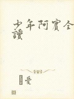 少年阿宾全集阅读