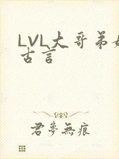 LVL大哥弟媳古言